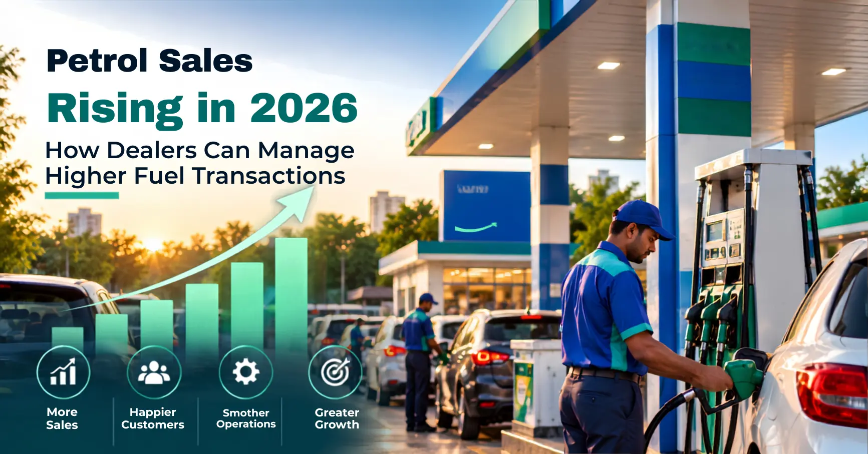 Petrol pump sales rising in 2026 with higher fuel transactions